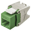 Hubbell HJU6AGN Category 6A Jack - Green