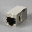 Black Box CAT6 Coupler - Shielded Straight-pin Silver - FM608