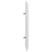 Hubbell Wallplate Nylon Jumbo 2-Gang 2) Toggle White - NPJJ2W