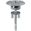SystemOne Fire-Rated Poke-Through Fitting Three-Piece 4x4 Gray