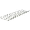 Hubbell 2in H x 30in W Wire Basket Tray - HBT0230ZP