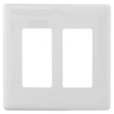 Hubbell NPS262W 2-Gang Decorator Wallplate