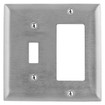 Hubbell SS126 2-Gang Toggle/GFCI Plate