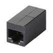 Black Box CAT6 Coupler - Unshielded Straight-pin Black - FM609