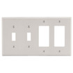Hubbell 4-Gang Toggle/Decorator - P2262LA