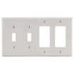 Hubbell 4-Gang Toggle/Decorator - P2262LA