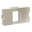AV Unloaded Module SC Angled 1 Duplex 1.5 Unit White