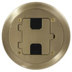 Hubbell Door Only for RF400 Non-Metallic Brass Plated - RF406BP
