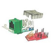Jack, HXJ, CAT6, 8POS, UNI A/b, OR, Exclusive 1-PUNCH Termination Reduces Termin