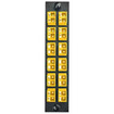 Hubbell FSPNLCDS12Y 24P LC Duplex Panel