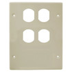 Hubbell HBL6747BBFIV 3 Gang Cover Plate