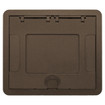 Hubbell 6/10G Carpet Cover - 610GCCVRBRZC