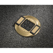 Hubbell SystemOne Universal Carpet Flange & Cover Assembly 8in. Diameter Brass Finish - S1CFCBRS