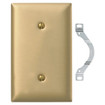 Hubbell SB14 Blank Plate - Metallic