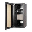 QuadCab Wall Mount Cabinet 36in. H x 20in. D Solid Door Black **Drop Ship Only**