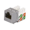 Black Box CAT5E Keystone Jack - Unshielded Gray - FMT923-R2