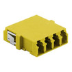 Hubbell FANLCQSC6Y LC Quad Snapmt 6-Pack