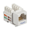 Black Box CAT5E Keystone Jack - Unshielded RJ45 - CAT5EJ-WH