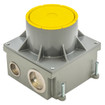 Hubbell SystemOne Recessed Floor Box 4in. CastIron - CFBS1R4