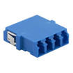 Hubbell FANLCQSC6B LC Quad Snap-Fit Connector 6-Pack