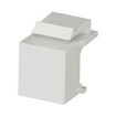 Black Box Keystone Snap Fitting - Blank White 10-PACK - FMT359-R2