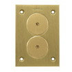 Hubbell S3625TR Tamper Resistant Brass Cover