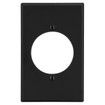 Hubbell PJ724BK 1-Gang Wallplate