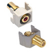 Snap-Fit Inline Coupler Cat5e Slim Black