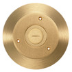 Hubbell SF2725 Round Brass Cover/Flange