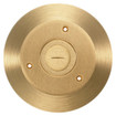 Hubbell SF2725 Round Brass Cover/Flange