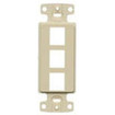 NetSelect Decorator Frame 1 Gang 3 Port White