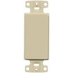 NetSelect Decorator Frame 1 Gang Adapter Blank Ivory