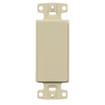 Hubbell NetSelect Decorator Frame 1 Gang Adapter Blank Ivory - NS620I