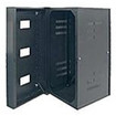 Hubbell QuadCab Wall Mount Cabinet 48in. H x 20in. D Solid Door Black **Drop Ship Only**