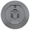 Hubbell CFBS1R4CVRGRY 180 Degree Cover