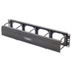 Hubbell Horizontal Cable Manager M-Series Rail Mounted 4 Uni