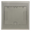 Hubbell 10GAFBCVRNK Flush Floor Box Cover - Nickel