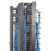 Hubbell HM3C 3U Cable Manager - Black
