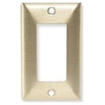 Decorator Cover Plate 1 Gang Brass