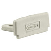 Hubbell WallTrak1 Series End Cap Office White - PW1EC