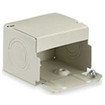 Metal Raceway HBL3000 Series Entrance End Fitting for Rigid/Flexible Conduit Gray