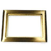 Rectangular Carpet Flange 2 Gang Brass