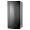 Hubbell QuadCab Wall Mount Cabinet 48in. H x 36in. D Window Door Black **Drop Ship Only** - HSQ4836