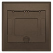 Hubbell SystemOne Recessed 10 Gang Floor Box Cover Insert Bronze Powder Finish - 10GAFBCVRBRZC