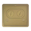 Hubbell 610GCFFCVRBRS Rectangular Floor Box Cover