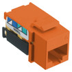 Hubbell NetSelect Modular Voice/Data Jack Category 6 Orange - NSJ6OR