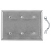 Hubbell SS34 3-Gang Blank Plate