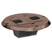 Hubbell Residential Floor Box Flange and Door Copper - RF506