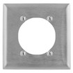 Hubbell SS716 2-Gang Metallic Plate