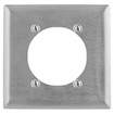 Hubbell SS716 2-Gang Metallic Plate